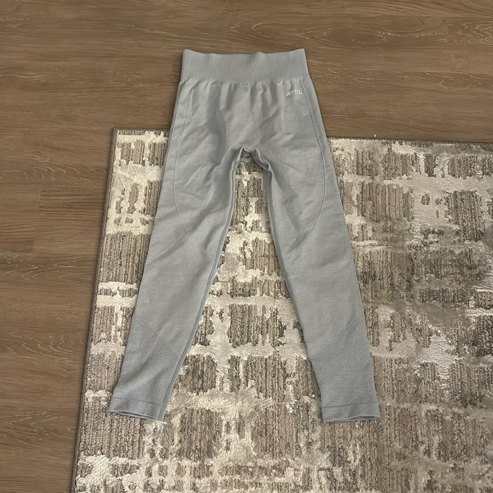 light blue leggings